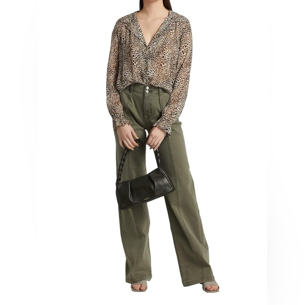 Paige Brooklyn Seamed Wide Leg Pant. Size 31. Worn once. Office Workwear - Picture 4 of 16